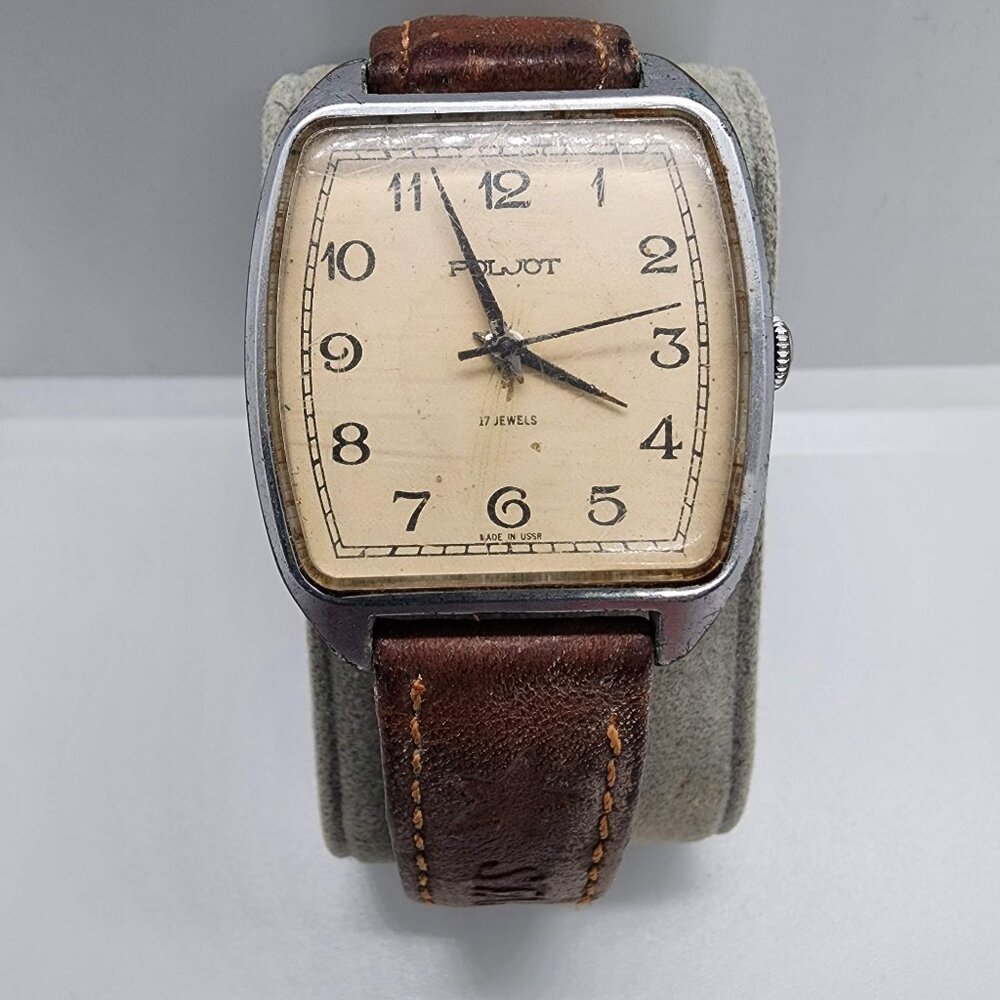 POLJOT 17 jewels USSR 1970-1980s cal. 2609H Mechanical Wrist Watch - Picture 1 of 9